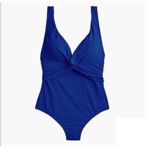 JCrew Twist Front One Piece Swimsuit J2821 $110
